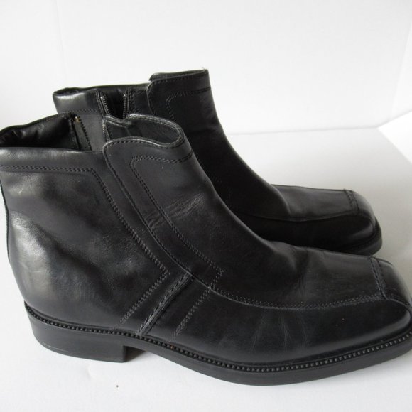 Nunn Bush NXXT Ankle Dress Boot with Side Zipper, Size 9.5, preowned - Picture 3 of 7